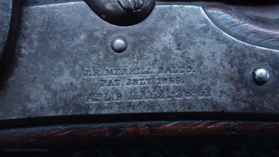 FIRST MODEL MERRILL CARBINE IN 54 CALIBER - Image 9 of 22