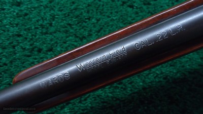 WESTERN FIELD MODEL EJN-807 BOLT ACTION SINGLE SHOT RIFLE - Image 6 of 19