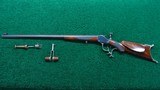WINCHESTER-POPE MODEL 1885 HI-WALL TARGET RIFLE IN 33-40 POPE CALIBER - 24 of 25