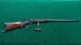 WINCHESTER-POPE MODEL 1885 HI-WALL TARGET RIFLE IN 33-40 POPE CALIBER - 25 of 25