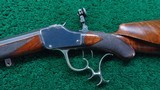 WINCHESTER-POPE MODEL 1885 HI-WALL TARGET RIFLE IN 33-40 POPE CALIBER - 2 of 25