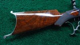 WINCHESTER-POPE MODEL 1885 HI-WALL TARGET RIFLE IN 33-40 POPE CALIBER - 23 of 25