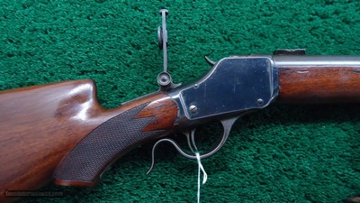 WINCHESTER 1885 HIGH WALL CUSTOM MADE BY A. W. PETERSON IN CALIBER 38-55