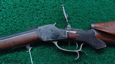 WINCHESTER MODEL 1885 HIGH WALL POPE RIFLE IN CALIBER 32-40 - Image 2 of 25