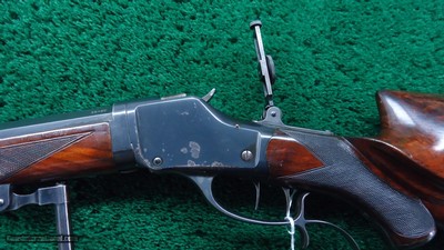 WINCHESTER MODEL 1885 TAKEDOWN SCHUETZEN RIFLE IN CALIBER 32-40 - Image 2 of 24