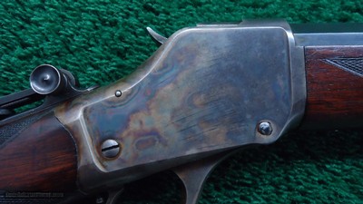 WINCHESTER MODEL 1885 HIGH WALL DELUXE PISTOL GRIP RIFLE CHAMBERED IN 32-40 - Image 8 of 25