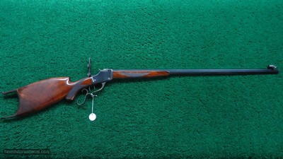 WINCHESTER 1885 DELUXE HIGH WALL SCHUETZEN RIFLE IN CALIBER 22 SHORT - Image 25 of 25