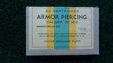 DENVER ORDNANCE PLANT - CALIBER .30 M2 ARMOR PIERCING