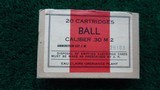 EAU CLAIRE ORDNANCE PLANT - CALIBER .30 M2 BALL