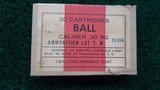 TWIN CITIES ORDNANCE PLANT - CALIBER .30 M2 BALL