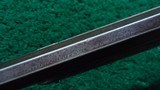 WINCHESTER MODEL 1873 RIFLE WITH 28 INCH BARREL IN 32 WCF - 10 of 20