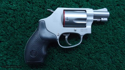 SMITH & WESSON 637 AIRWEIGHT DOUBLE-ACTION REVOLVER CHAMBERED FOR .38 S&W SPL+P