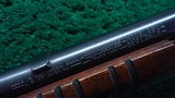POST-WAR WINCHESTER MODEL 62A SLIDE ACTION RIFLE CHAMBERED FOR 22 S,L, OR LR - 6 of 24
