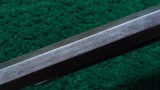 FACTORY ENGRAVED DELUXE 2ND MODEL 1873 WINCHESTER RIFLE - 13 of 25