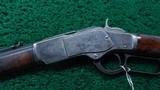 FACTORY ENGRAVED WINCHESTER MODEL 1873 SHORT RIFLE IN CALIBER 44-40 - 2 of 24