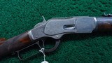 FACTORY ENGRAVED WINCHESTER MODEL 1873 SHORT RIFLE IN CALIBER 44-40