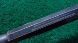 BEAUTIFUL WINCHESTER MODEL 1873 DELUXE FACTORY ENGRAVED RIFLE IN 44 WCF CALIBER - 12 of 25
