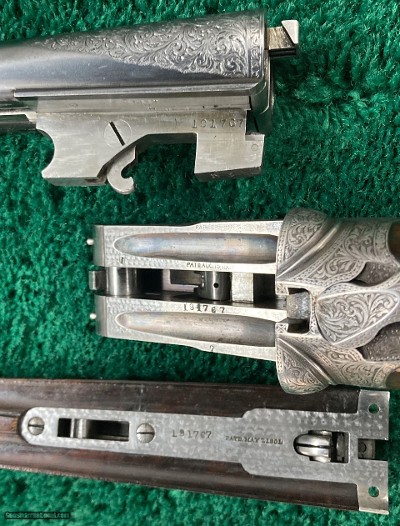 VERY SCARCE PARKER AAHE GRADE 7 SHOTGUN IN 28 GAUGE WITH 26 INCH BARRELS - Image 18 of 25
