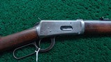 *Sale Pending* - WINCHESTER MODEL 55 LEVER ACTION RIFLE IN SCARCE .25-35 WCF - 1 of 23