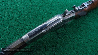 BEAUTIFUL WINCHESTER MODEL 1873 DELUXE FACTORY ENGRAVED RIFLE IN 44 WCF CALIBER - Image 4 of 25