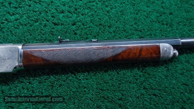 BEAUTIFUL WINCHESTER MODEL 1873 DELUXE FACTORY ENGRAVED RIFLE IN 44 WCF CALIBER - Image 5 of 25