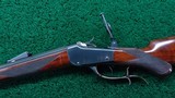 DELUXE WINCHESTER 1885 LOW WALL RIFLE IN CALIBER 25-20 S.S. - 2 of 25