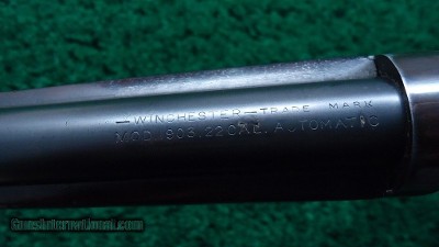 WINCHESTER MODEL 1903 PISTOL GRIP DELUXE SEMI-AUTOMATIC RIFLE - Image 6 of 23