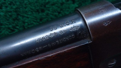 INTERESTING WINCHESTER MODEL 1895 RIFLE IN 35 WCF - Image 6 of 21