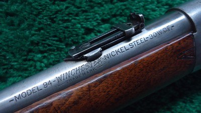 ANTIQUE WINCHESTER LEVER ACTION IN 30 WCF - Image 6 of 25