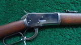 WINCHESTER MODEL 1892 SADDLE RING CARBINE IN 38 WCF - 1 of 20