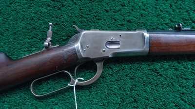 ANTIQUE WINCHESTER MODEL 1892 RIFLE IN .25-20