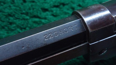WINCHESTER MODEL 1890 WITH SPECIAL ORDER PISTOL GRIP WALNUT STOCK IN 22 SHORT - Image 6 of 25