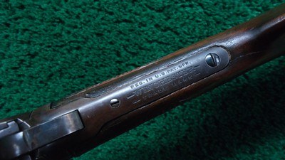 WINCHESTER MODEL 1890 WITH SPECIAL ORDER PISTOL GRIP WALNUT STOCK IN 22 SHORT - Image 8 of 25