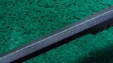WINCHESTER MODEL 1890 WITH SPECIAL ORDER PISTOL GRIP WALNUT STOCK IN 22 SHORT - 12 of 25