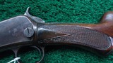 WINCHESTER MODEL 1890 WITH SPECIAL ORDER PISTOL GRIP WALNUT STOCK IN 22 SHORT - 17 of 25