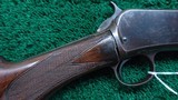 WINCHESTER MODEL 1890 WITH SPECIAL ORDER PISTOL GRIP WALNUT STOCK IN 22 SHORT - 15 of 25