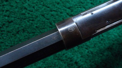 WINCHESTER MODEL 1890 WITH SPECIAL ORDER PISTOL GRIP WALNUT STOCK IN 22 SHORT - Image 10 of 25
