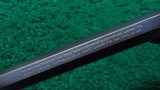 WINCHESTER DELUXE MODEL 1890 RIFLE IN 22 SHORT WITH LETTER - 10 of 23