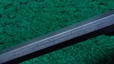 DELUXE WINCHESTER MODEL 1890 RIFLE IN CALIBER 22 SHORT - 10 of 21