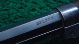 WINCHESTER MODEL 1890 RIFLE IN 22 LONG - 6 of 24