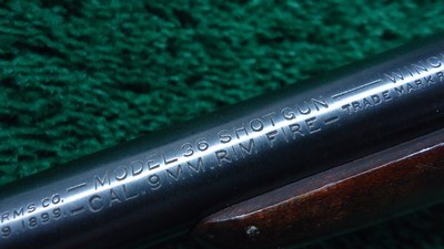 WINCHESTER MODEL 36 BOLT ACTION SHOTGUN IN 9MM RF SHOTSHELL - Image 6 of 21