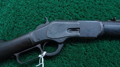EXTREMELY RARE WINCHESTER MODEL 1873 14 INCH SHORT RIFLE IN 44 WCF