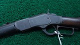EXTREMELY RARE WINCHESTER MODEL 1873 14 INCH SHORT RIFLE IN 44 WCF - 2 of 22