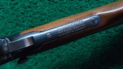 LATE WINCHESTER MODEL 90 ROUND BARREL SLIDE ACTION RIFLE IN .22 WRF - Image 8 of 22