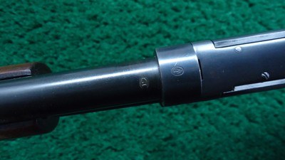LATE WINCHESTER MODEL 90 ROUND BARREL SLIDE ACTION RIFLE IN .22 WRF - Image 10 of 22