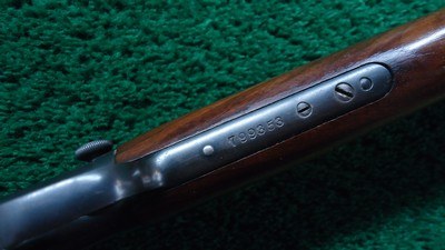 LATE WINCHESTER MODEL 90 ROUND BARREL SLIDE ACTION RIFLE IN .22 WRF - Image 16 of 22