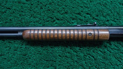 LATE WINCHESTER MODEL 90 ROUND BARREL SLIDE ACTION RIFLE IN .22 WRF - Image 13 of 22