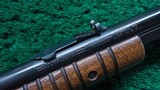 LATE WINCHESTER MODEL 90 ROUND BARREL SLIDE ACTION RIFLE IN .22 WRF - 11 of 22