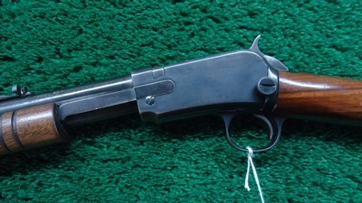 LATE WINCHESTER MODEL 90 ROUND BARREL SLIDE ACTION RIFLE IN .22 WRF - Image 2 of 22