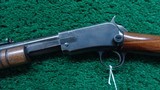 LATE WINCHESTER MODEL 90 ROUND BARREL SLIDE ACTION RIFLE IN .22 WRF - 2 of 22